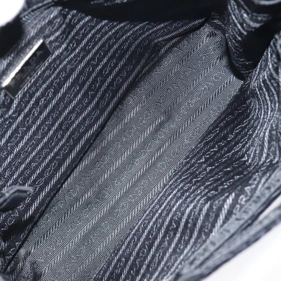 PRADA Hand Bag Velor Black - Picture 11 of 14